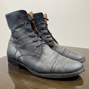 Fiorentini + Baker Elios Leather Combat Boots Men's 7